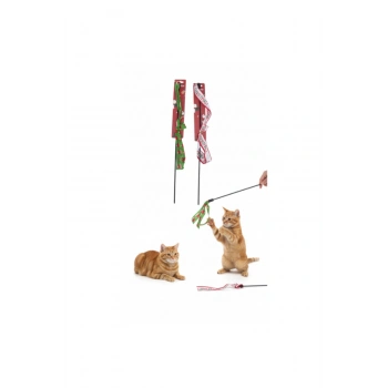 Yılbaşı Temalı Kedi Oyun Oltası