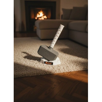 Thor Çekici Dekoratif Figür Mitolojik ve Fantastik Ev Aksesuarı 20x34 cm