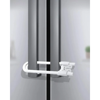 4 Adet Çocuk Güvenlik Dolap Kilidi Dayanıklı ve Uzun Ömürlü Tasarım