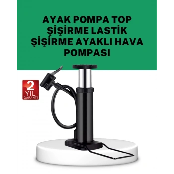 Çok Amaçlı Ayak Pompası Dayanıklı Pratik Hava Pompası