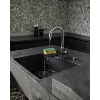 Musluğa Monte Sünger Organizeri Hijyenik Drenajlı Pratik Tasarım