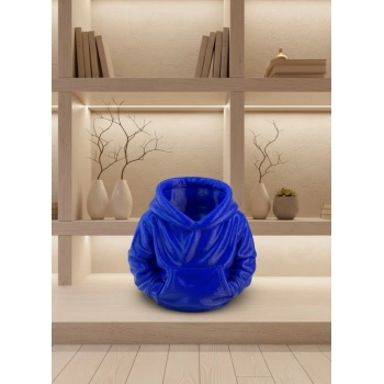 Lacivert Hoodie Kalemlik 10x10 cm Masa Üstü Düzenleyici