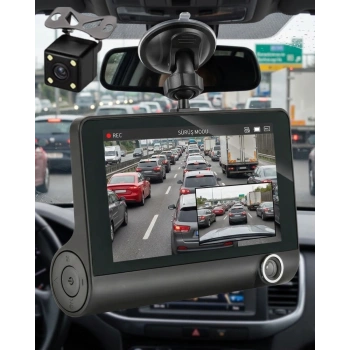 Gece Görüşlü Araç İçi Kamera Full HD Park Modlu