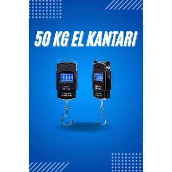 50 Kg Dijital El Terazisi Cep Tartısı El Kantarı Terazi