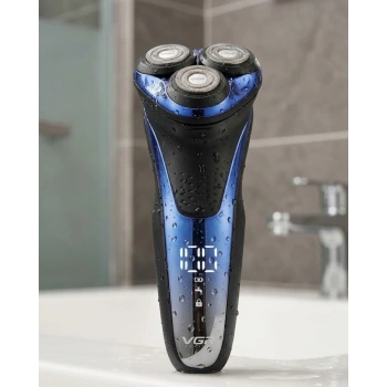 Şarjlı Elektrikli Sakal Tıraş Makinesi LED Ekranlı Islak Kuru Kullanım