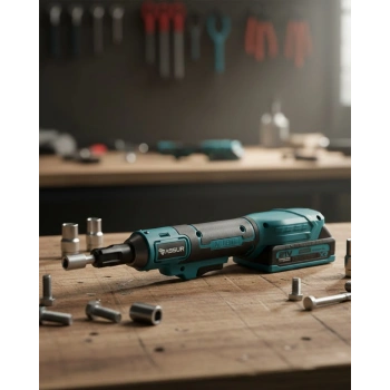 Yandan Sıkma Somun İşlemleri İçin 21V Akülü Cırcır Anahtar