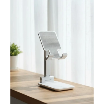 Taşınabilir Masaüstü Telefon Tutucu Ayarlanabilir Yükseklik