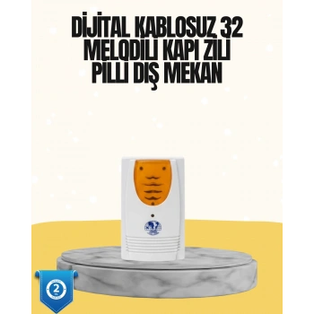 Kablosuz Kapı Zili Düzenli ve Konforlu Yaşam Alanları İçin