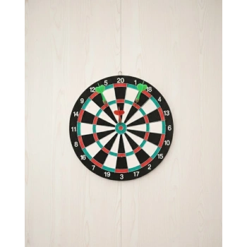 Ev ve Oyun Alanları İçin 15 İnç Dart Tahtası 4 Dart Oku Dahil