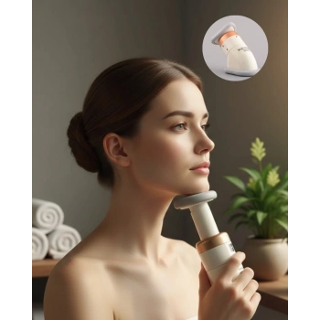 Çene ve Boyun Toparlayıcı Egzersiz Masaj Aleti Yaylı Sistemli