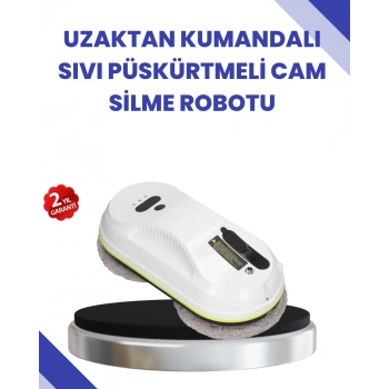 Uzaktan Kumandalı Akıllı Cam ve Pencere Temizleme Robotu