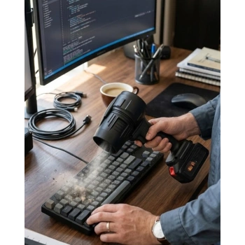 Şarjlı Hava Üfleyici Güçlü Motorlu Çok Amaçlı Temizlik Makinesi