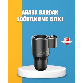 Dijital Ekranlı Akıllı Bardaklık Araç İçi Termal Isıtıcı Soğutucu
