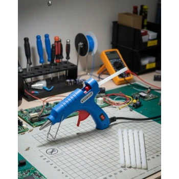 Hobi ve Tamirat İçin 20W Silikon Tabancası 7.5 mm Uyumlu 5 Adet Hediye Silikon