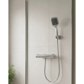 Çok Fonksiyonlu Siyah El Duşu Seti Spiral Hortum ve Duş Askısı Banyo Duş Başlığı