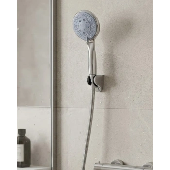 Çok Fonksiyonlu 4 Kademeli El Duşu Seti Spiral Hortumlu Banyo Duş Başlığı