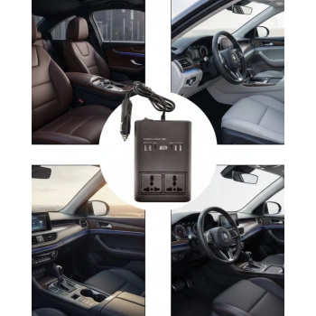 Araç Çakmak Girişli Güç İnvertörü 150W