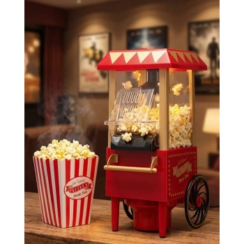 Yağsız Popcorn Makinesi Sıcak Hava ile Hızlı Patlatma