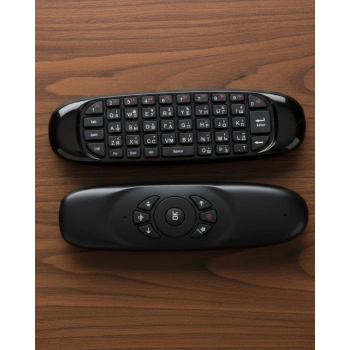 Çift Taraflı Hava Mouse Kablosuz Klavye ve Uzaktan Kumanda