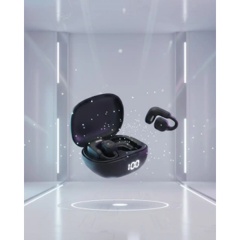 Dual Mikrofonlu Açık Kulak Kablosuz Kulaklık Net Görüşme