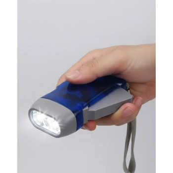 Kendiliğinden Şarjlı El Feneri 3 LED Enerjisiz Çalışan Pratik Tasarım