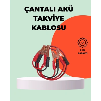 1200A Takviye Kablosu Araç Acil Yardım 2 Metre Güçlü Maşa