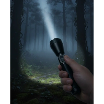 Profesyonel Şarjlı El Feneri Yüksek Parlaklık 9000mAh Bataryalı Set