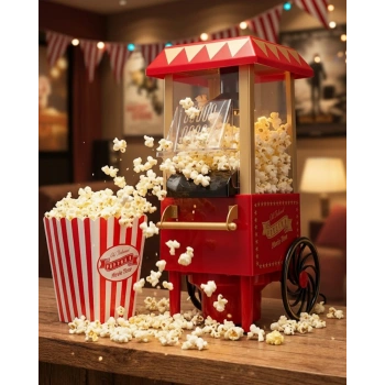 Sıcak Hava Teknolojili Yapışmaz Popcorn Makinesi