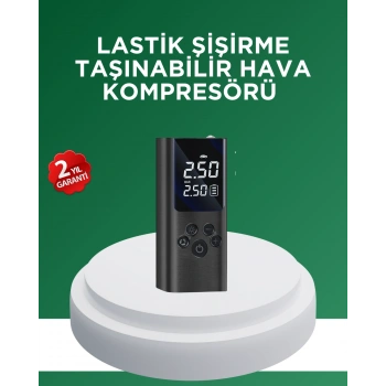 Dijital Lastik Pompası Çok Amaçlı Taşınabilir Kompresör