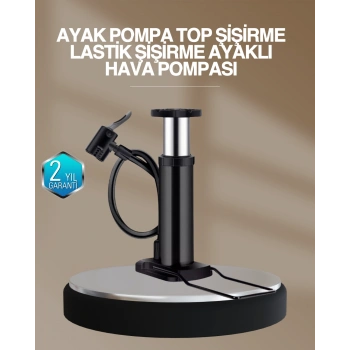 Extra Güçlü Ayak Pompası Otomobil Motosiklet Bisiklet Uyumlu