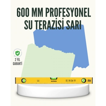 Profesyonel 600 mm Su Terazisi Duvar ve Montaj İşleri İçin