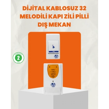 Kablosuz Kapı Zili Ev ve Ofis İçin Konforlu Çözüm