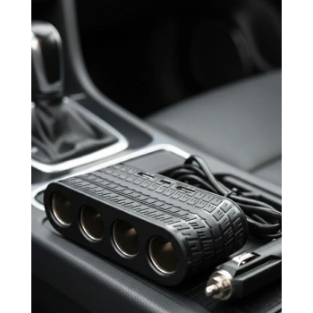 Araç Çakmak Çoklayıcı USB ve Type C Destekli Güçlü ve Güvenli Kullanım