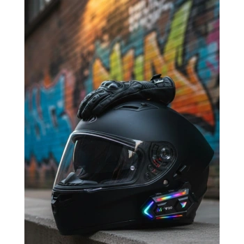 Intercom Mesafeli IPX6 Suya Dayanıklı Kask Kulaklık Sistemi