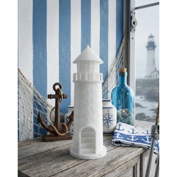 Deniz Temalı 3D Deniz Feneri Dekoratif Obje Ev Aksesuarı