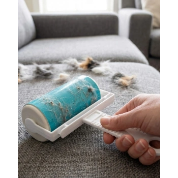 Yıkanabilir Tüy Toplama Rulosu Kedi Köpek Tüyü Temizleme Çok Amaçlı Temizlik Aparatı