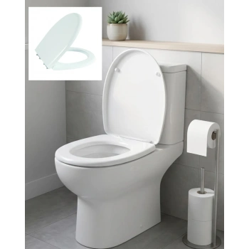 Standart Klozet Kapağı Kolay Montaj Dayanıklı Plastik Universal Uyumlu Tasarım