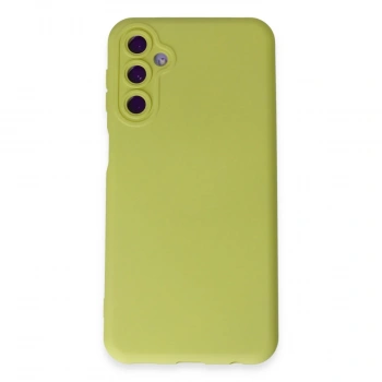 Samsung Galaxy M14 5g Kılıf Nano İçi Kadife Silikon - Sarı