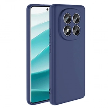 Xiaomi Redmi Note 14 Pro 5g Kılıf Nano İçi Kadife Silikon - Lacivert