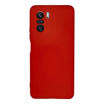 Xiaomi Poco F3 Kılıf Nano İçi Kadife Silikon - Kırmızı