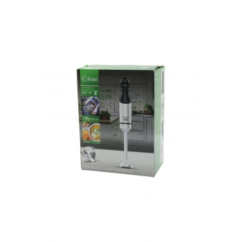 KİWİ KHB-4438 ÇUBUK EL BLENDER 1200W DEĞİŞKEN HIZ KONTROL DÜĞMESİ GÜÇLÜ DC MOTOR ÇELİK BIÇAK KROM KA