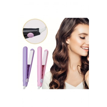 Seyahat Tipi Mini Saç Düzleştirici Seramik Uçlu Düzleştirici (5324)