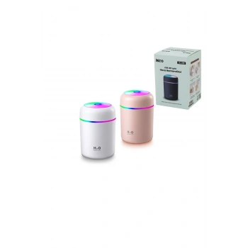 KLASİK 300ML H2O MİNİ USB ŞARJ- IŞIKLI HAVA NEMLENDİRİCİ - BUHAR MAKİNE - KOKU GİDERİCİ HERHANGİ BİR