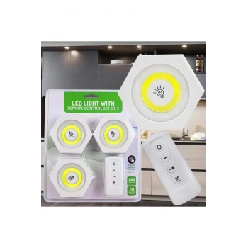 Uzaktan Kumandalı Led Işık Altı Gen [3'lü Set] (5324)