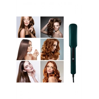 2 In1 110V-220V Saç Düzleştirici Seramik Sır Hızlı Isıtma Ve Şekil Verme (5324)
