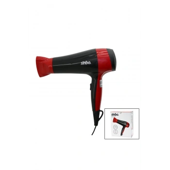 SAÇ KURUTMA MAKİNESİ 2 KADEME HIZ - SICAKLIK FÖN BAŞLIK ZİKZAK REZİSTANS SARIM HOMOJEN ISI DAĞILIM S