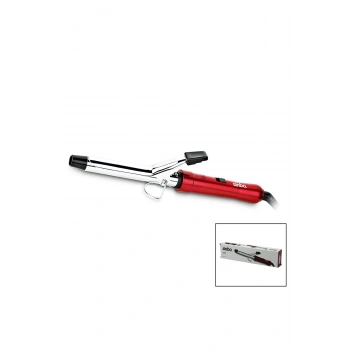 KIRMIZI SAÇ MAŞASI - ŞEKİLLENDİRİCİ PTC ISITICI - 200 DERECE SICAKLIK 360 DERECE DÖNEBİLEN KABLO 30W