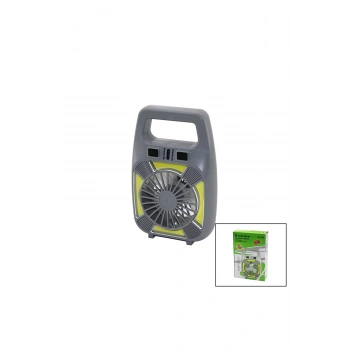 2İN1=MİNİ FAN - FENER USB ŞARJ 2 KADEME HIZ LAMBA=4 FONKSİYON - 10W SU GEÇİRMEZ TAŞIMA KULP MİNİ VAN