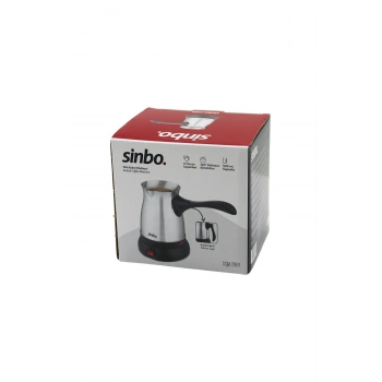 ÇELİK ELEKTRİKLİ CEZVE TÜRK KAHVE MAKİNESİ - 6FİNCAN=500ML 360 DERECE KABLOSUZ KULLANIM KATLANIR KUL