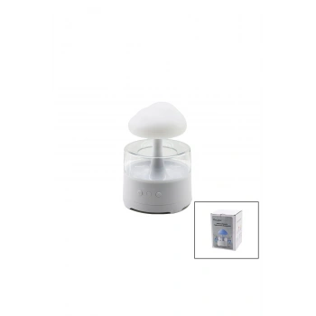 YAĞMUR BULUTU - BT SPEKAER HOPARLÖR 300ML USB ŞARJLI - RENKLİ LEDLİ IŞIK - KUMANDALI HAVA NEMLENDİRİ